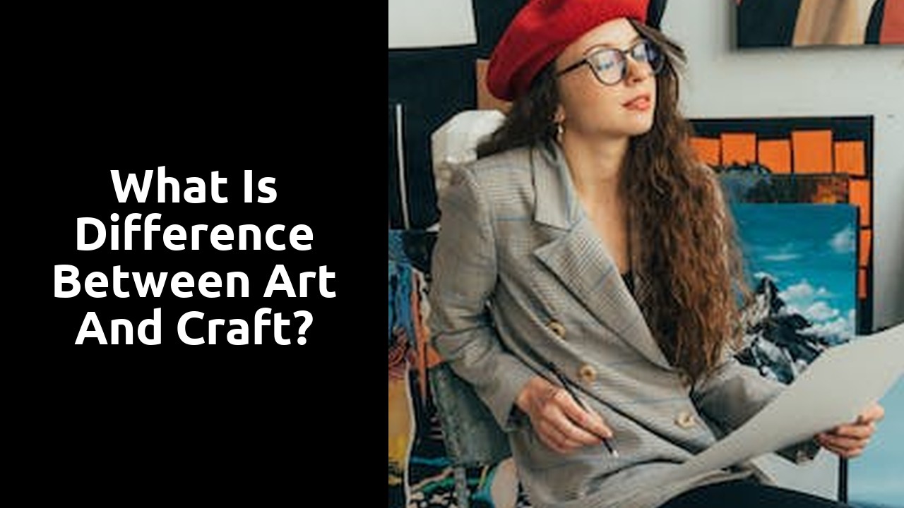 What is difference between art and craft?