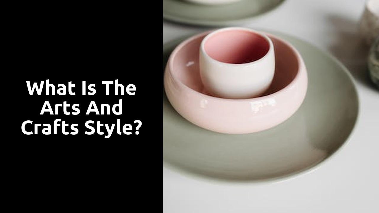What is the arts and crafts style?