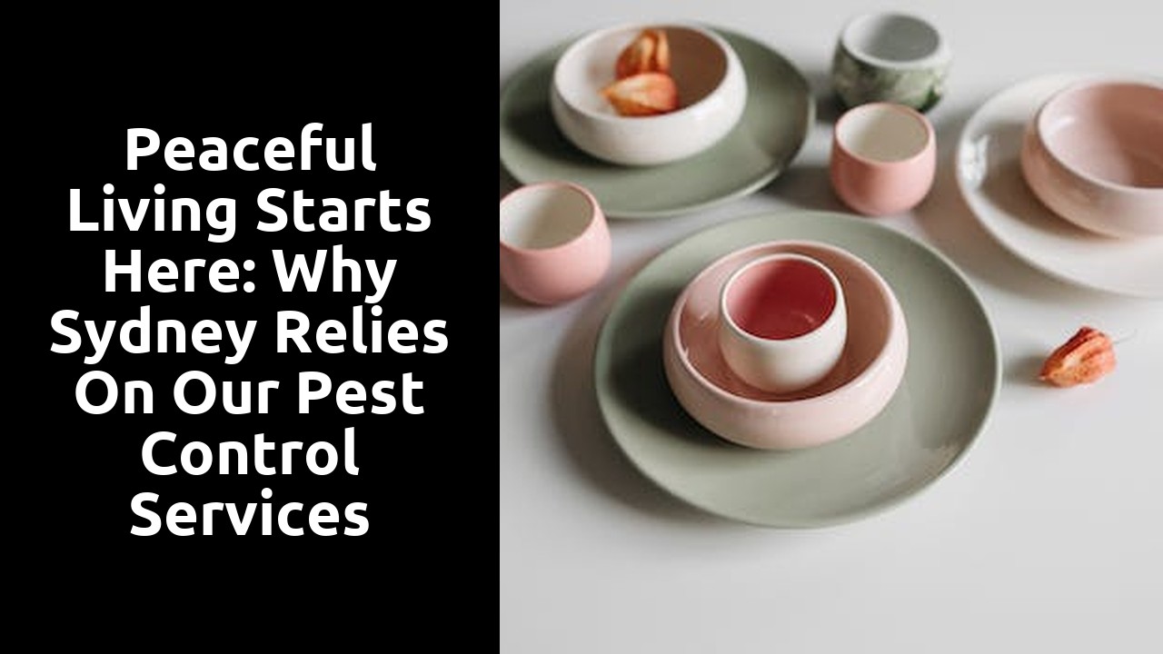 Peaceful Living Starts Here: Why Sydney Relies on Our Pest Control Services